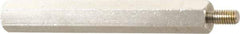 Electro Hardware - #4-40, 1/4" OAL, 3/16" Across Flats, Stainless Steel Hex Male/Female Circuit Board Standoffs - 1/4" Thread Depth, 1/4" Body Length, Passivated Finish - Industrial Tool & Supply