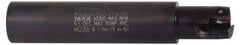 Kennametal - 5/8" Cut Diam, 0.396" Max Depth of Cut, 3/4" Shank Diam, 4" OAL, Indexable Square Shoulder End Mill - EC10.., EP10.. Inserts, Cylindrical Shank, 0° Lead Angle, Through Coolant - Industrial Tool & Supply