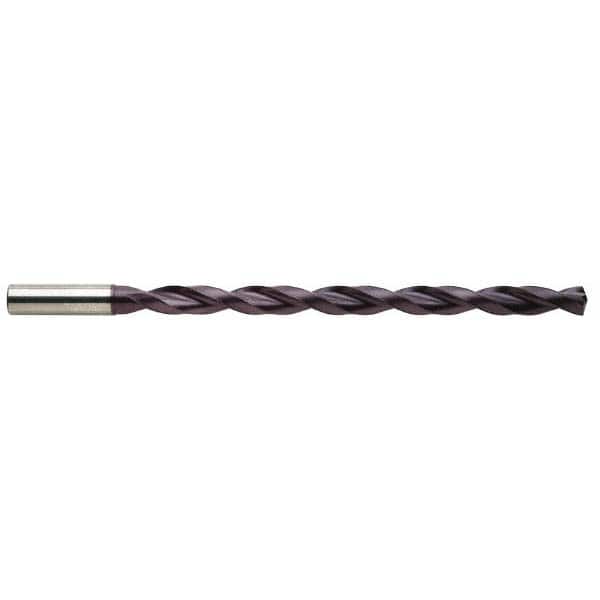 Guhring - 3.2mm 140° 2-Flute Solid Carbide Extra Length Drill Bit - Industrial Tool & Supply