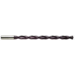 Guhring - 3.2mm 140° 2-Flute Solid Carbide Extra Length Drill Bit - Industrial Tool & Supply