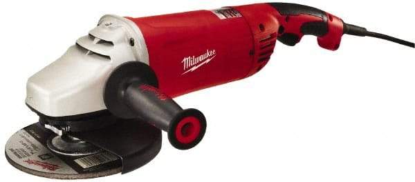 Milwaukee Tool - 7 & 9" Wheel Diam, 6,000 RPM, Corded Angle & Disc Grinder - 5/8-11 Spindle, 120 Volts, 15 Amps, Front Exhaust - Industrial Tool & Supply