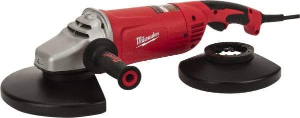 Milwaukee Tool - 7 & 9" Wheel Diam, 6,000 RPM, Corded Angle & Disc Grinder - 5/8-11 Spindle, 120 Volts, 15 Amps, Front Exhaust - Industrial Tool & Supply