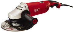 Milwaukee Tool - 7 & 9" Wheel Diam, 6,000 RPM, Corded Angle & Disc Grinder - 5/8-11 Spindle, 120 Volts, 15 Amps, Front Exhaust - Industrial Tool & Supply