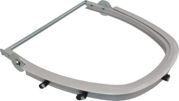 Jackson Safety - Metal Face Shield Frame - Silver, Compatible with Hard Hats - Industrial Tool & Supply