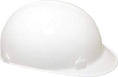 Jackson Safety - 4-Point Suspension, High Density Polyethylene Bump Cap - Pinlock, White - Industrial Tool & Supply