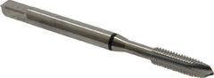 Guhring - #10-32 UNF, 3 Flute, Bright Finish, Cobalt Spiral Point Tap - Plug Chamfer, Right Hand Thread, 2-3/8" OAL, 0.551" Thread Length, 0.194" Shank Diam, 2B Class of Fit, Series 3926 - Exact Industrial Supply