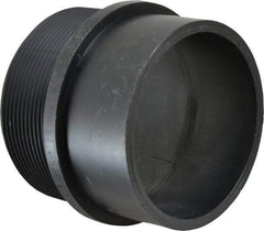 NIBCO - 4", ABS Drain, Waste & Vent Pipe Adapter - Spig x MIPT - Industrial Tool & Supply