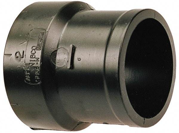 NIBCO - 3 x 4", ABS Drain, Waste & Vent Pipe Soil Pipe Adapter - Hub x No Hub - Industrial Tool & Supply