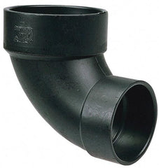 NIBCO - 4 x 3", ABS Drain, Waste & Vent Pipe - Hub x Hub - Industrial Tool & Supply