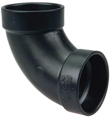 NIBCO - 3", ABS Drain, Waste & Vent Pipe 90 Elbow - Hub x Hub - Industrial Tool & Supply