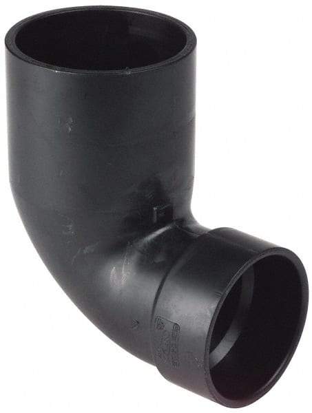 NIBCO - 4 x 3", ABS Drain, Waste & Vent Pipe 90 Street Elbow - Spig x Hub - Industrial Tool & Supply