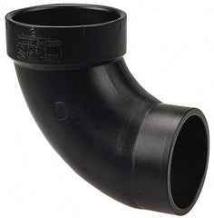 NIBCO - 4", ABS Drain, Waste & Vent Pipe - Spig x Hub - Industrial Tool & Supply
