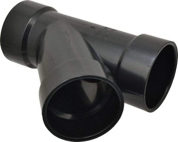 NIBCO - 3", ABS Drain, Waste & Vent Pipe 45 Wye - Hub x Hub x Hub - Industrial Tool & Supply