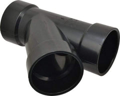 NIBCO - 3", ABS Drain, Waste & Vent Pipe 45 Wye - Hub x Hub x Hub - Industrial Tool & Supply
