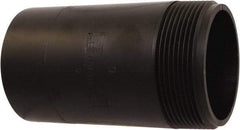 NIBCO - Threaded x Unthreaded Drain Pipe Nipple - 3 x 6" Pipe, ABS - Industrial Tool & Supply