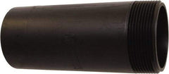 NIBCO - Threaded x Unthreaded Drain Pipe Nipple - 3 x 8" Pipe, ABS - Industrial Tool & Supply