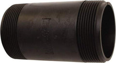 NIBCO - Threaded Both Ends Drain Pipe Nipple - 3 x 6" Pipe, ABS - Industrial Tool & Supply