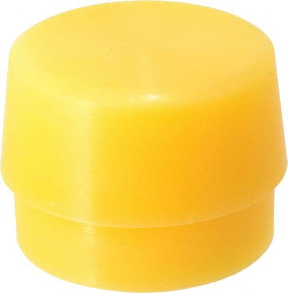 Garland - 2" Face Diam, Grade Extra Hard, Yellow Hammer Tip/Face - Plastic - Industrial Tool & Supply