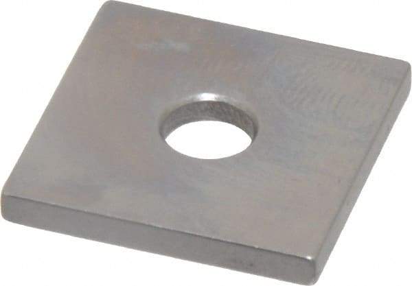 Mitutoyo - 0.11" Square Steel Gage Block - Accuracy Grade 0, Includes Certificate of Inspection - Industrial Tool & Supply