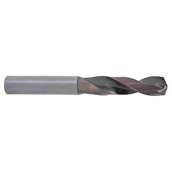 Accupro - 9.5mm 140° Solid Carbide Jobber Drill - Industrial Tool & Supply
