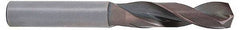 Accupro - 5/16" 140° Solid Carbide Jobber Drill - AlTiN Finish, Right Hand Cut, Spiral Flute, Straight Shank, 3" OAL, Notched Point - Industrial Tool & Supply