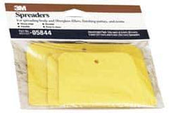 3M - Assorted Spreaders for Body Fillers & Finishing Putties - Plastic - Industrial Tool & Supply