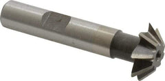 Value Collection - 3/4" Diam x 3/16" Width of Cut, 45° Included Angle, Shank Connection, Cobalt Single Angle Cutter - 3/8" Shank Diam, 2-1/8" Overall Length, Right Hand Cut, Uncoated - Industrial Tool & Supply