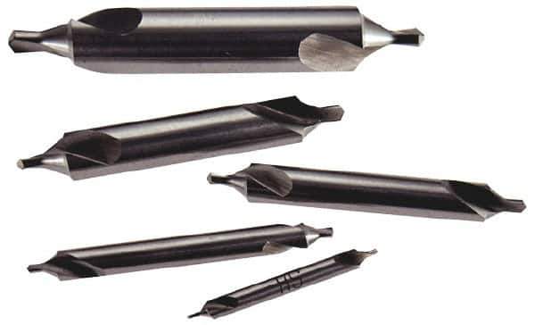 Keo - 5 Piece, #11 to 15, Bell Edge, High Speed Steel Combo Drill & Countersink Set - 60° Incl Angle - Industrial Tool & Supply