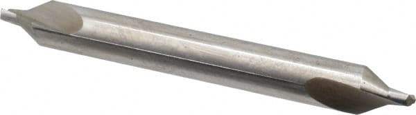 Interstate - #5 Plain Cut 60° Incl Angle High Speed Steel Combo Drill & Countersink - Industrial Tool & Supply