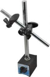 Value Collection - 175 Lb Magnetic Force, Fine Adjustment Indicator Positioner & Holder with Base - Rectangular Base, 70mm Base Height, 50mm Base Length, 55mm Base Width - Industrial Tool & Supply