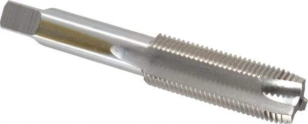 Interstate - M16x1.50 Metric Fine, 3 Flute, Bright Finish, High Speed Steel Spiral Point Tap - Plug Chamfer, Right Hand Thread, 3-13/16" OAL - Exact Industrial Supply
