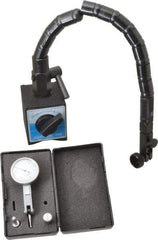 Value Collection - 0.0005" Graduation, 0-15-0 Dial Reading, Indicator & Base Kit - 1-1/4" Dial Diam - Industrial Tool & Supply