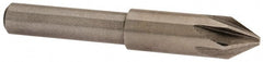 Interstate - 5/16" Head Diam, 1/4" Shank Diam, 6 Flute 60° Cobalt Countersink - Industrial Tool & Supply