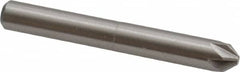 Interstate - 1/4" Head Diam, 1/4" Shank Diam, 6 Flute 82° Cobalt Countersink - Industrial Tool & Supply