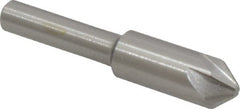 Interstate - 3/8" Head Diam, 1/4" Shank Diam, 6 Flute 82° Cobalt Countersink - Industrial Tool & Supply