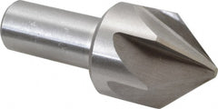 Interstate - 1-3/4" Head Diam, 1" Shank Diam, 6 Flute 82° Cobalt Countersink - Industrial Tool & Supply