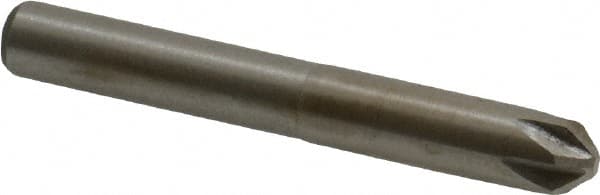 Interstate - 3/16" Head Diam, 3/16" Shank Diam, 6 Flute 90° Cobalt Countersink - Industrial Tool & Supply
