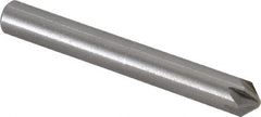 Interstate - 1/4" Head Diam, 1/4" Shank Diam, 6 Flute 90° Cobalt Countersink - Industrial Tool & Supply
