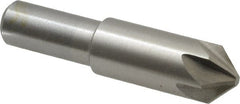 Interstate - 5/8" Head Diam, 1/2" Shank Diam, 6 Flute 90° Cobalt Countersink - Industrial Tool & Supply