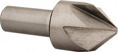 Interstate - 1-3/4" Head Diam, 1" Shank Diam, 6 Flute 90° Cobalt Countersink - Industrial Tool & Supply