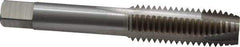 Interstate - 9/16-12 UNC, 3 Flute, Bright Finish, High Speed Steel Spiral Point Tap - Plug Chamfer, Right Hand Thread, 3-19/32" OAL - Exact Industrial Supply