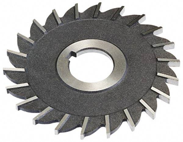 Keo - 3" Diam x 7/32" Width of Cut, 20 Teeth, High Speed Steel Side Milling Cutter - Straight Teeth, Uncoated - Industrial Tool & Supply