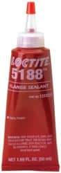 Loctite - 50 mL Tube Red Polyurethane Joint Sealant - -65 to 300°F Operating Temp, 24 hr Full Cure Time, Series 5188 - Industrial Tool & Supply