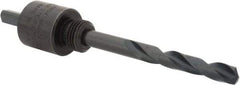 Lenox - 9/16 to 1-3/16" Tool Diam Compatibility, Straight Shank, Carbon Steel Integral Pilot Drill, Hole Cutting Tool Arbor - 15/64" Min Chuck, Triangular Shank Cross Section, Quick-Change Attachment, For Hole Saws 4L - Industrial Tool & Supply