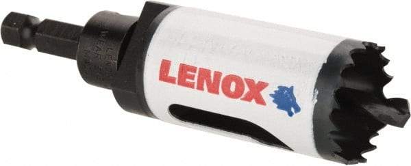 Lenox - 1-1/8" Diam, 1-9/16" Cutting Depth, Hole Saw - Bi-Metal Saw, Toothed Edge - Industrial Tool & Supply