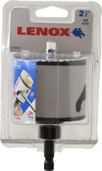 Lenox - 2-1/2" Diam, 1-9/16" Cutting Depth, Hole Saw - Bi-Metal Saw, Toothed Edge - Industrial Tool & Supply
