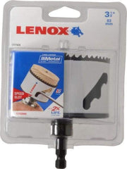 Lenox - 3-1/4" Diam, 1-9/16" Cutting Depth, Hole Saw - Bi-Metal Saw, Toothed Edge - Industrial Tool & Supply