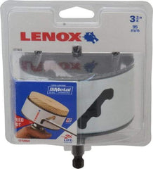 Lenox - 3-3/4" Diam, 1-9/16" Cutting Depth, Hole Saw - Bi-Metal Saw, Toothed Edge - Industrial Tool & Supply