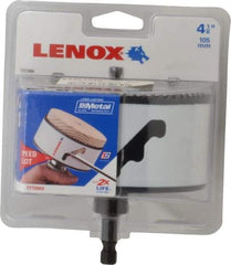 Lenox - 4-1/8" Diam, 1-9/16" Cutting Depth, Hole Saw - Bi-Metal Saw, Toothed Edge - Industrial Tool & Supply