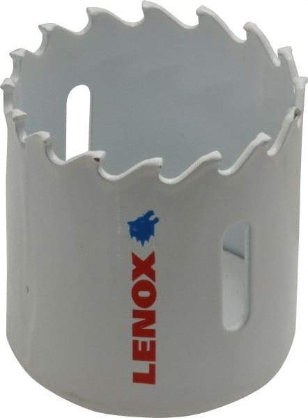 Lenox - 1-3/4" Diam, 1-1/2" Cutting Depth, Hole Saw - Carbide-Tipped Saw, Toothed Edge - Industrial Tool & Supply